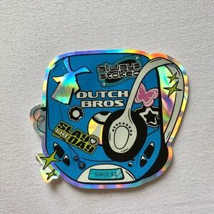 Dutch Bros Holographic Sticker